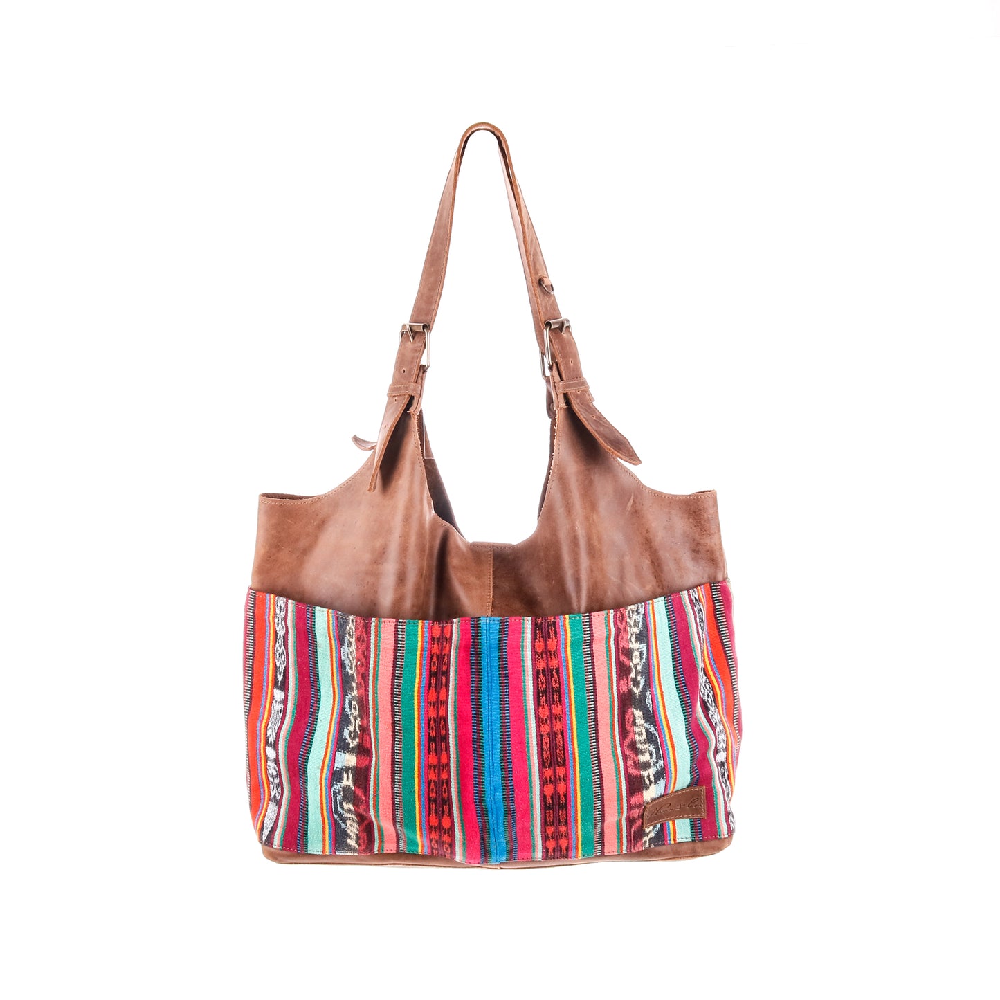 ALEJANDRA BAG - CORTE DE PLAYA - CAOBA LEATHER - NO. 10027