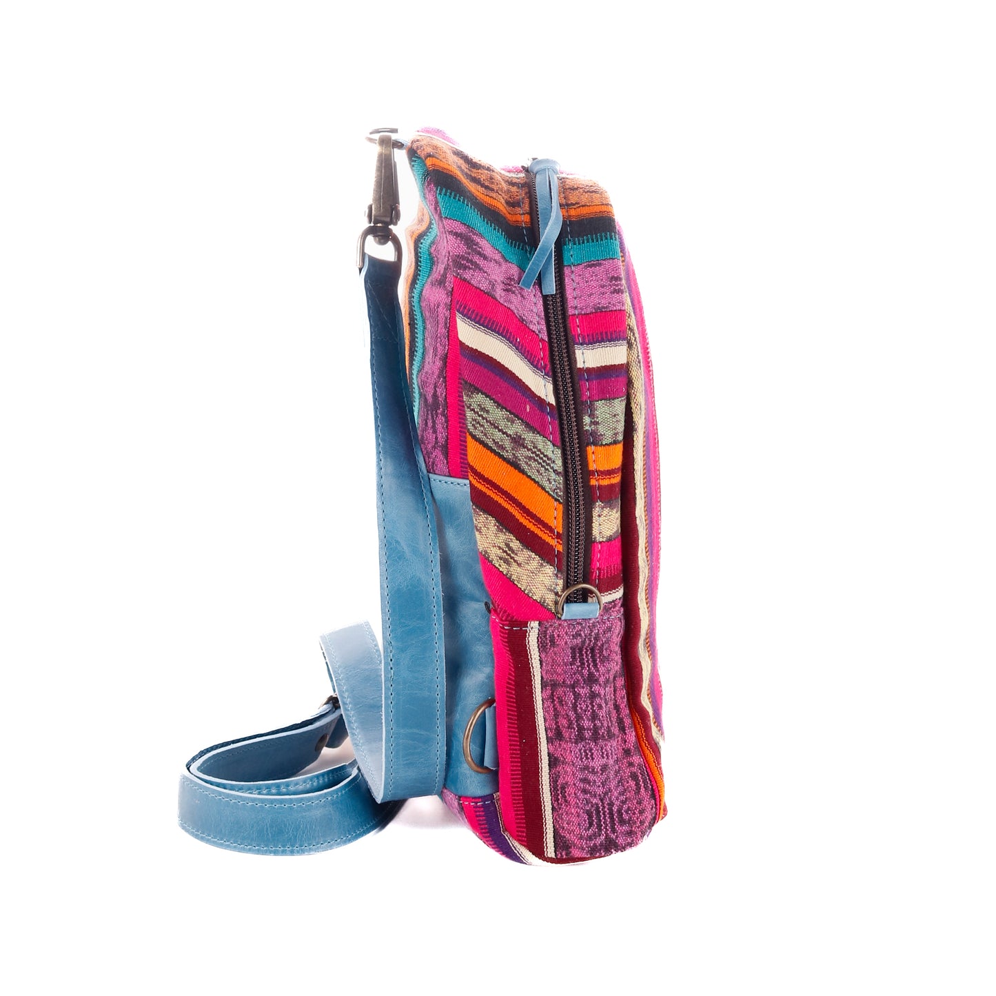 CROSSBODY SLING 2.0 - OOAK CORTE DE PLAYA - CERULEAN - NO. 10076