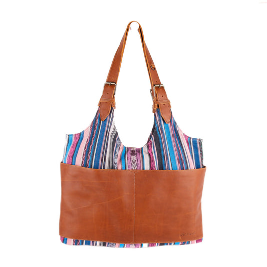 ALEJANDRA BAG - CORTE DE PLAYA - CAFE LEATHER - NO. 10133