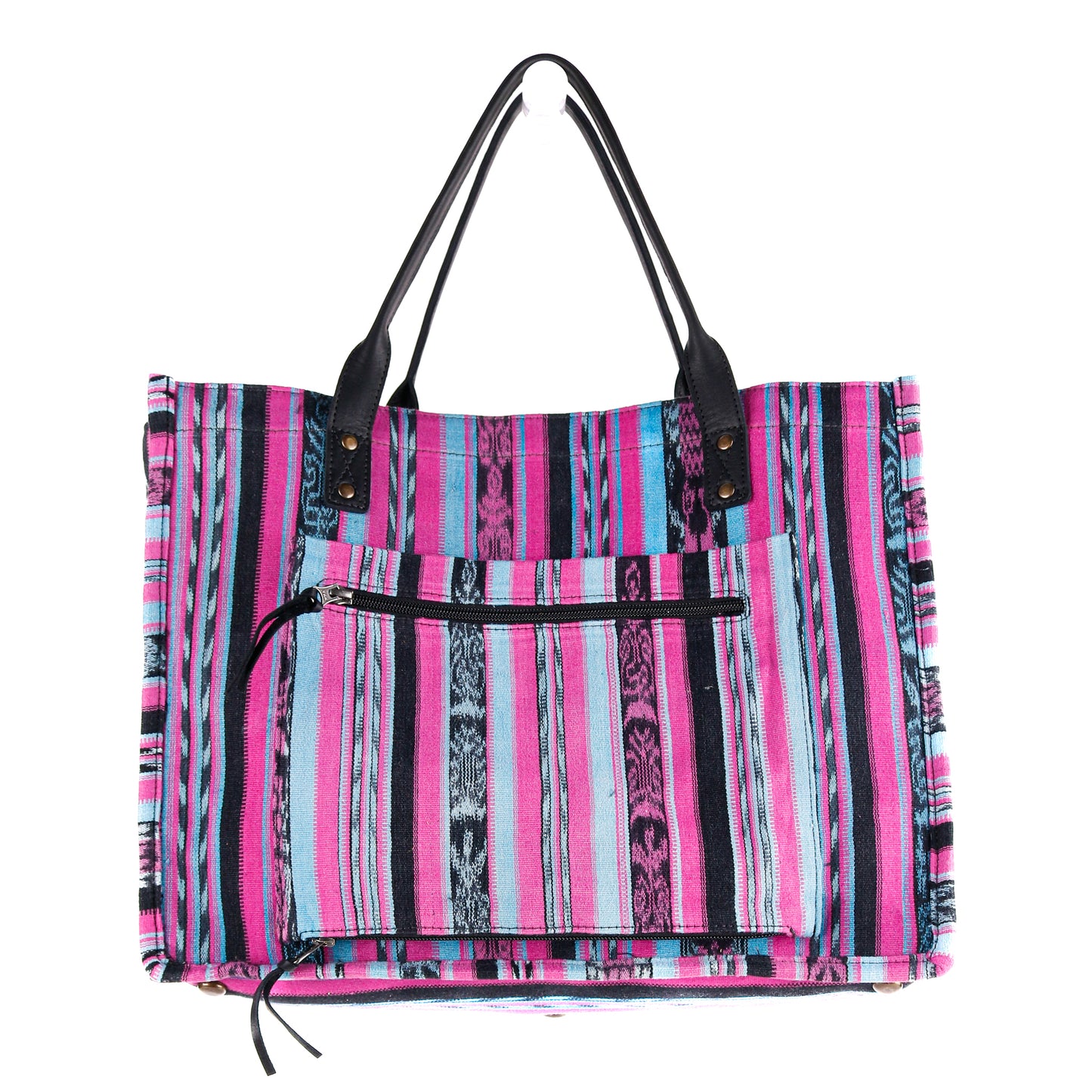 THE PERFECT TRAVEL TOTE - CORTE DE PLAYA - OOAK - BLACK - NO. 10617