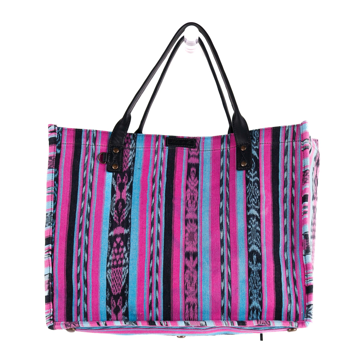 THE PERFECT TRAVEL TOTE - CORTE DE PLAYA - OOAK - BLACK - NO. 10617