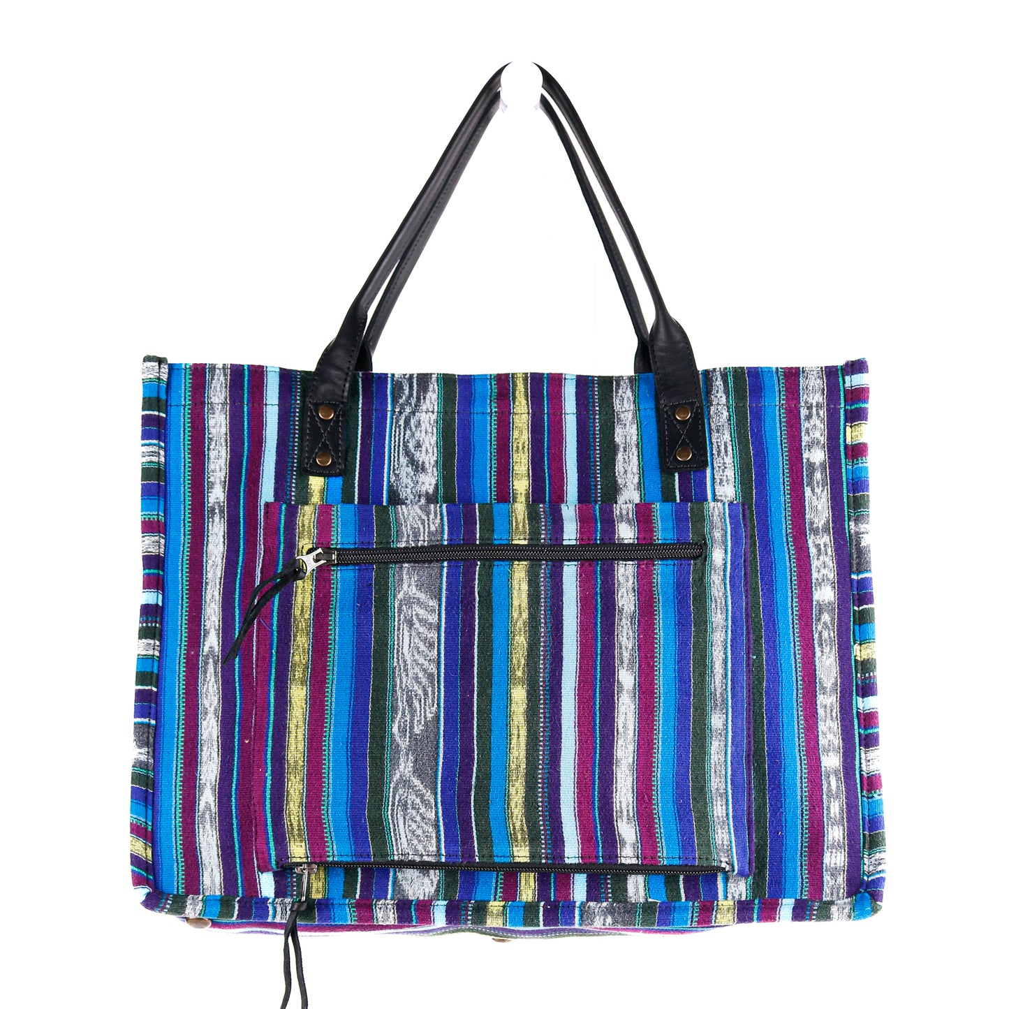 THE PERFECT TRAVEL TOTE - CORTE DE PLAYA - OOAK - BLACK - NO. 10627