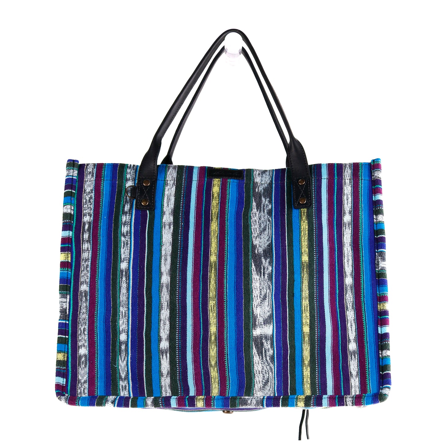 THE PERFECT TRAVEL TOTE - CORTE DE PLAYA - OOAK - BLACK - NO. 10627