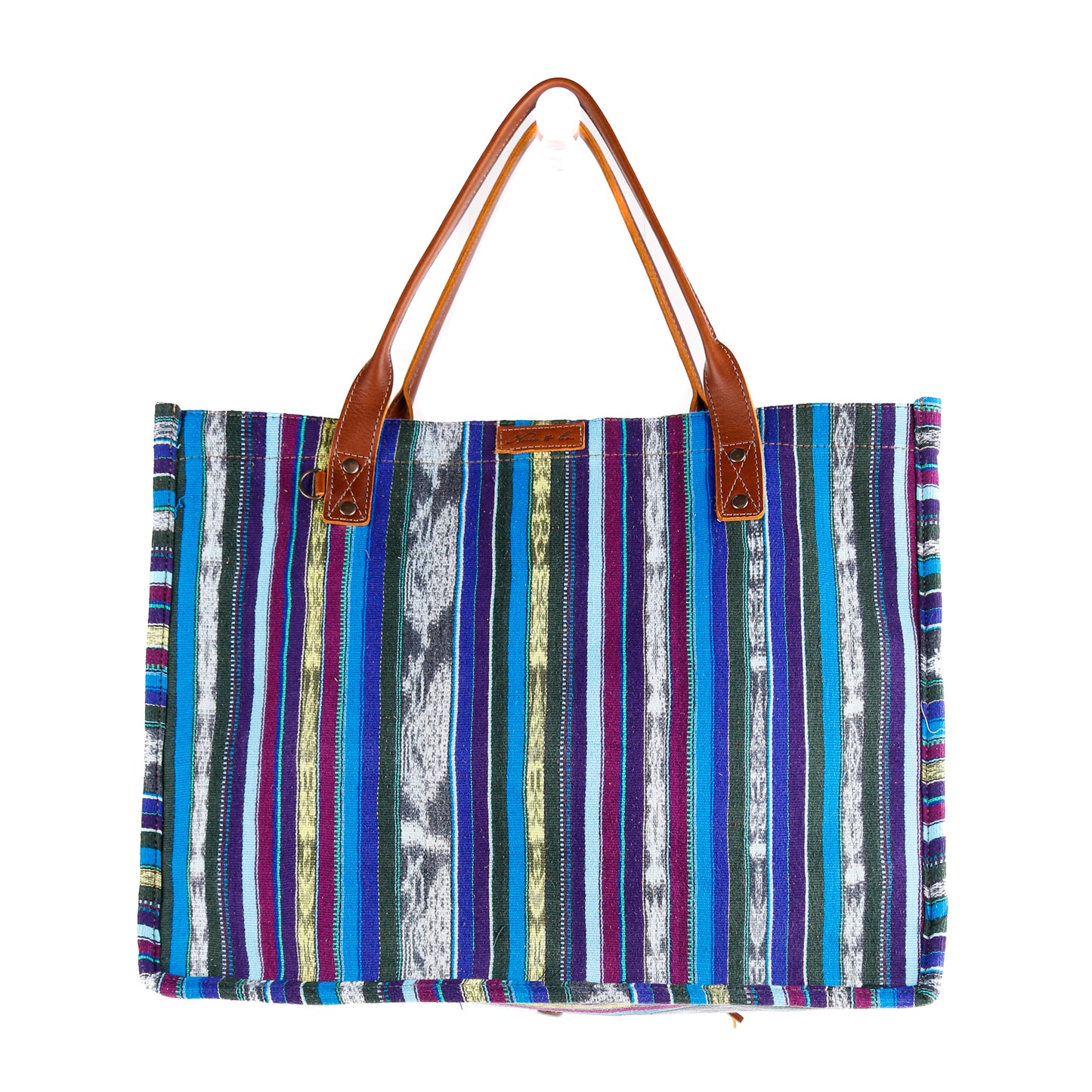 THE PERFECT TRAVEL TOTE - CORTE DE PLAYA - OOAK - CAFE - NO. 10651