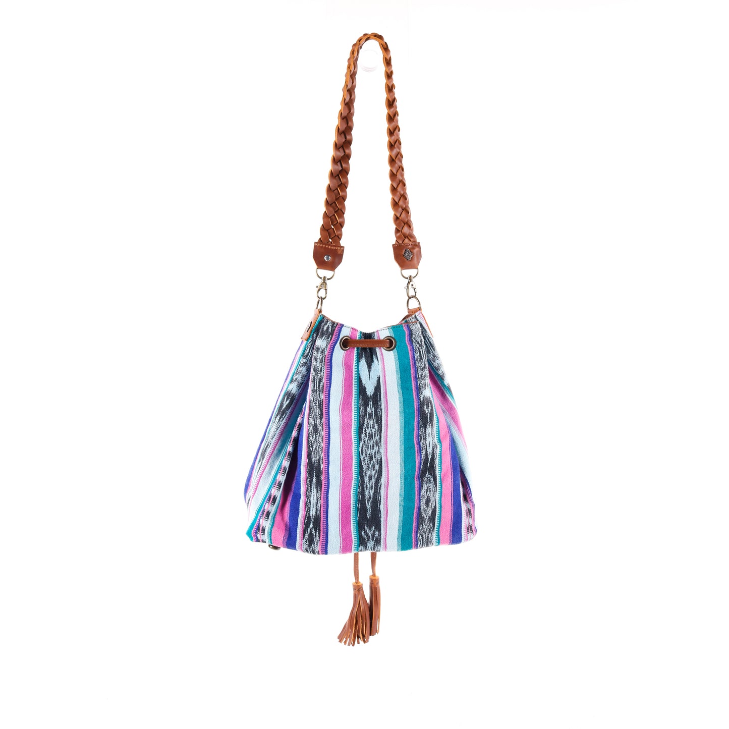 DRAWSTRING BUCKET BAG - CORTE - CAFE - NO. 11903