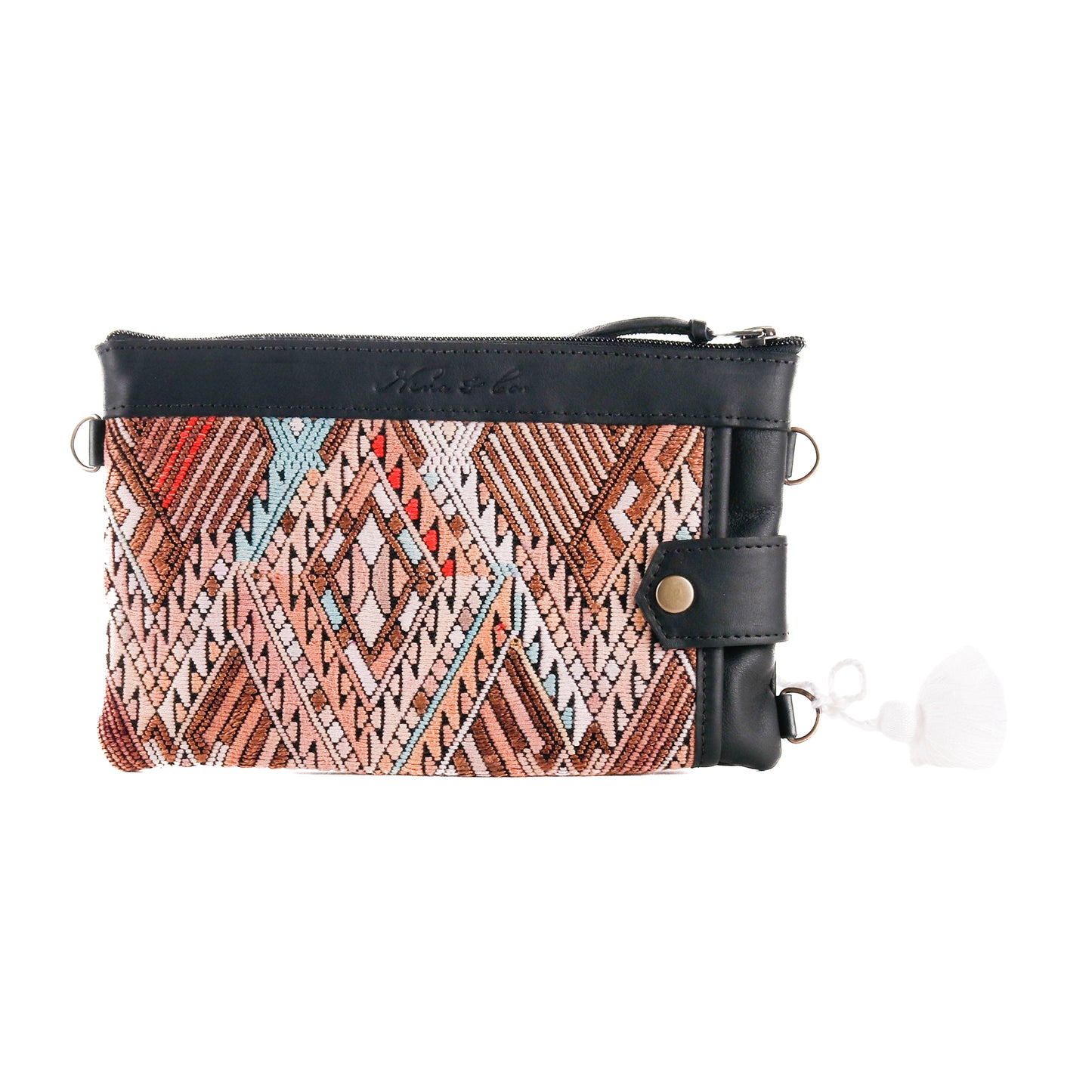 EVERYTHING CLUTCH - OOAK HUIPIL - BLACK - NO. 12015