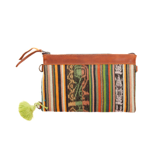 EVERYTHING CLUTCH - OOAK CORTE DE PLAYA - CAFE - NO. 12386