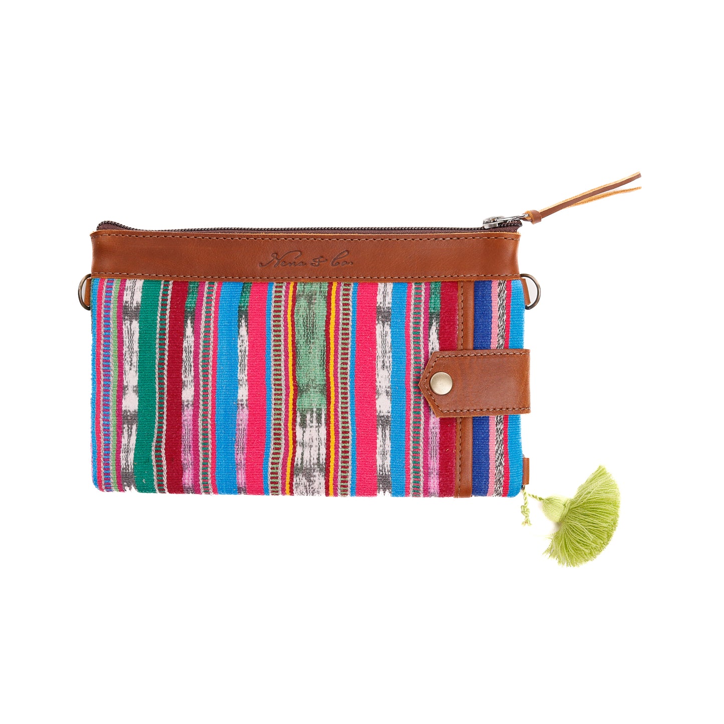 EVERYTHING CLUTCH - OOAK CORTE DE PLAYA - CAFE - NO. 12397