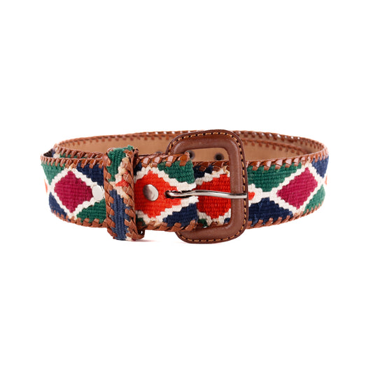 MARKET BELT 30.5-34.5" - OOAK - NO. 12666