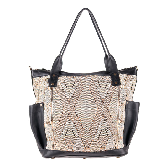 THE PERFECT BAG - OOAK HUIPIL - BLACK - NO. 12683