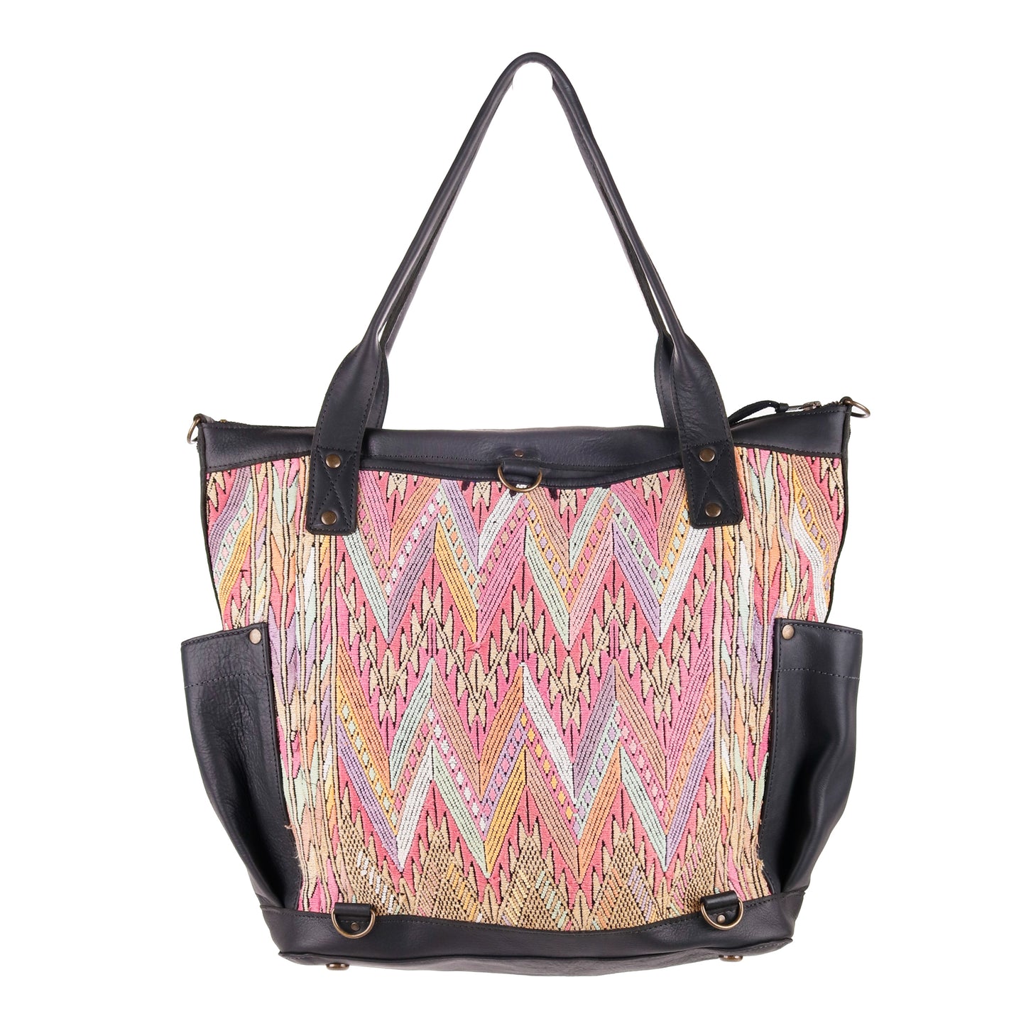 THE PERFECT BAG - OOAK HUIPIL - BLACK - NO. 12687