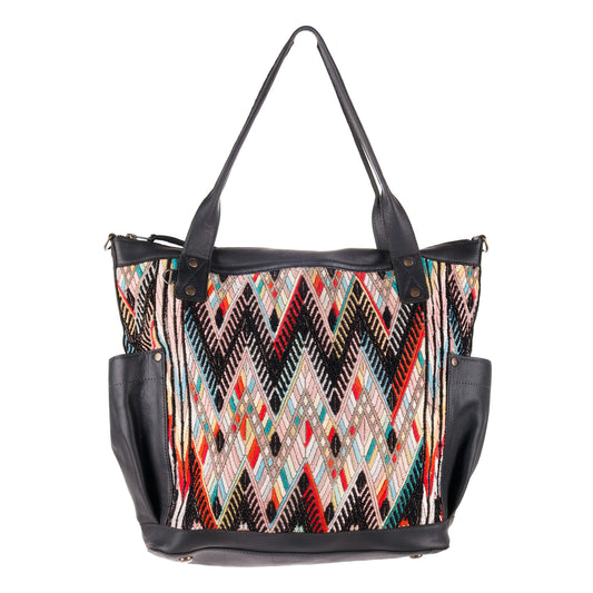 THE PERFECT BAG - OOAK HUIPIL - BLACK - NO. 12690