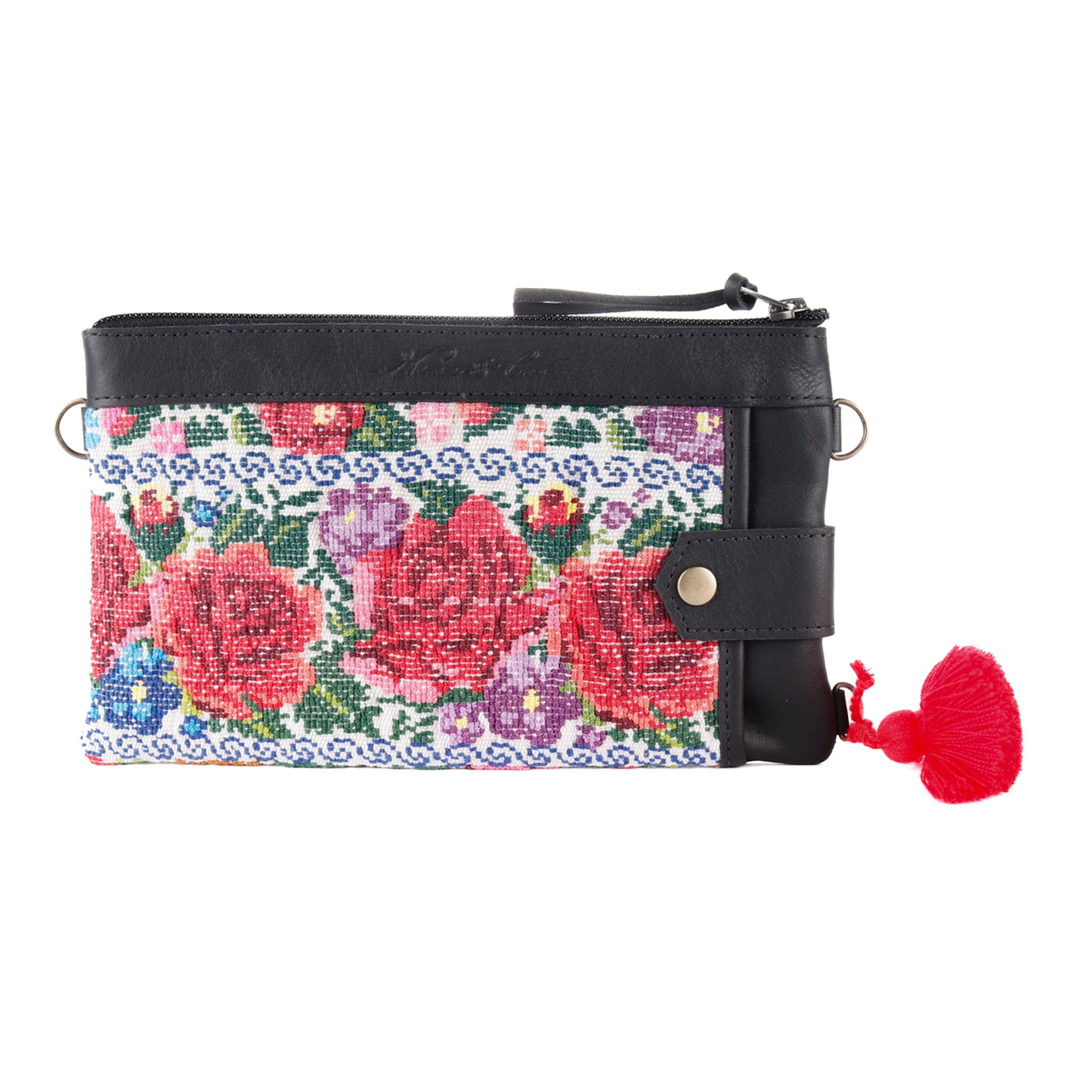 EVERYTHING CLUTCH - OOAK HUIPIL - BLACK - NO. 12746