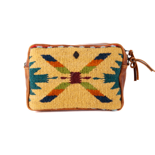 WANDER CROSSBODY BAG + STRAP SET - ZAPOTEC PANEL - CARAMEL - NO. 12850