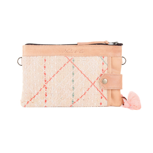 EVERYTHING CLUTCH - OOAK HUIPIL - APRICOT - NO. 13136