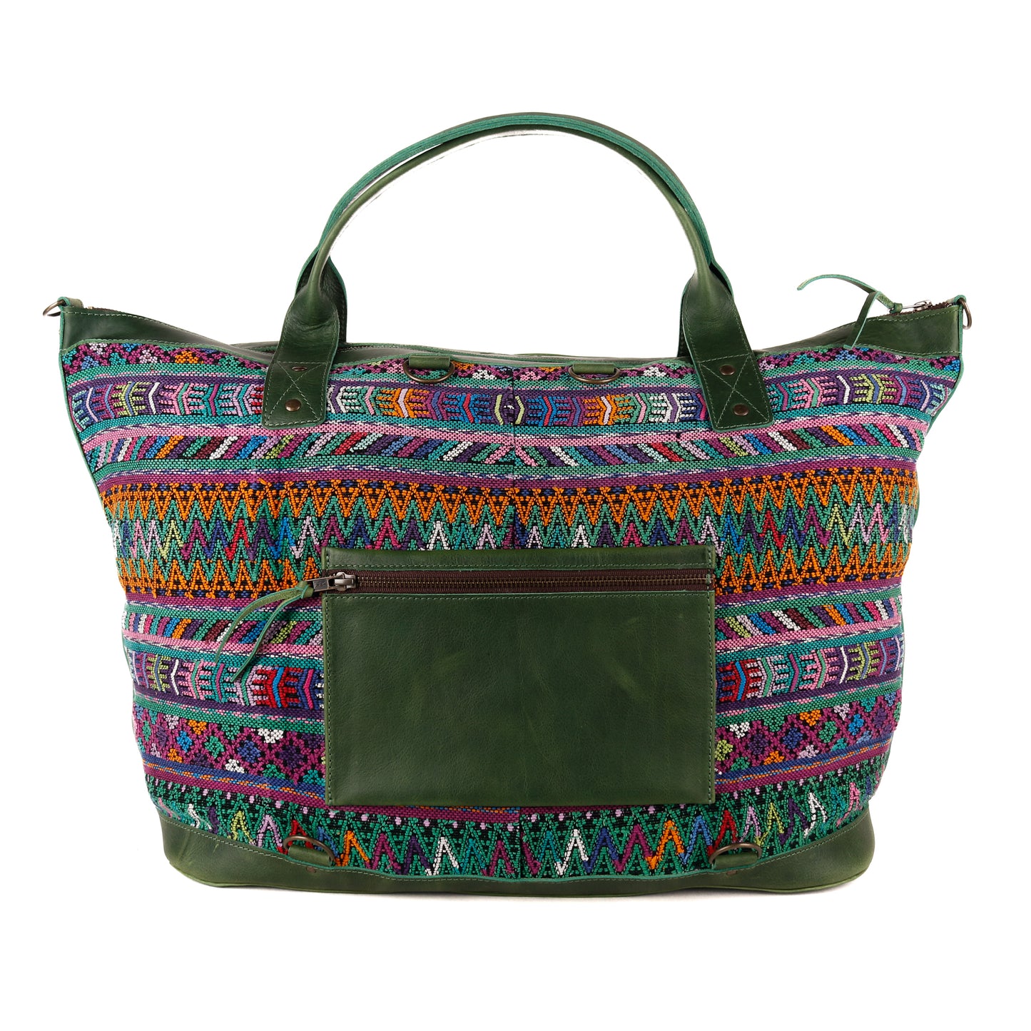 PERFECT WEEKENDER - OOAK HUIPIL - EMERALD - NO. 13487