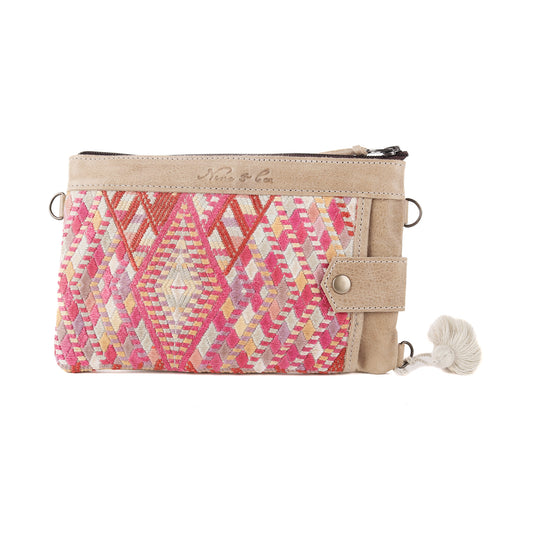 EVERYTHING CLUTCH - OOAK HUIPIL - CAMEL - NO. 13511