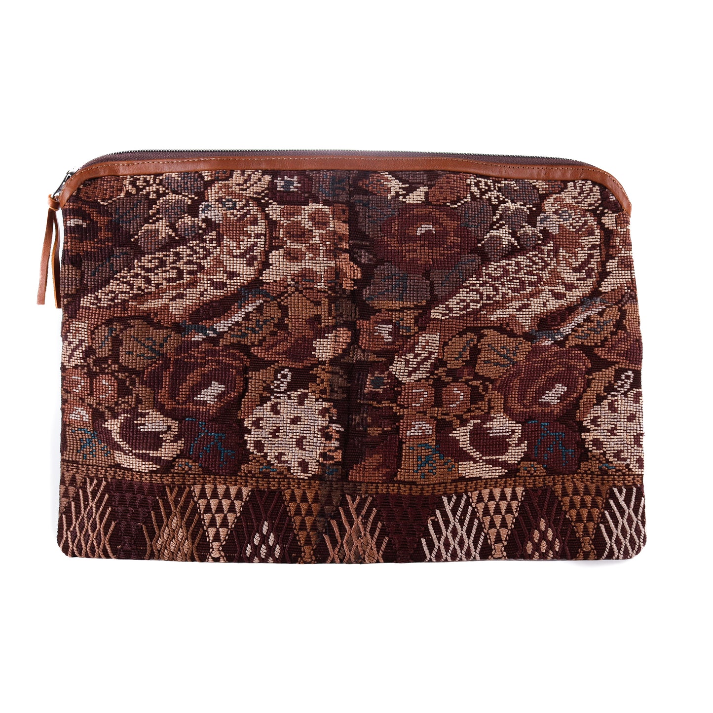 LAPTOP CASE 16" - OOAK HUIPIL - CAFE - NO. 13598