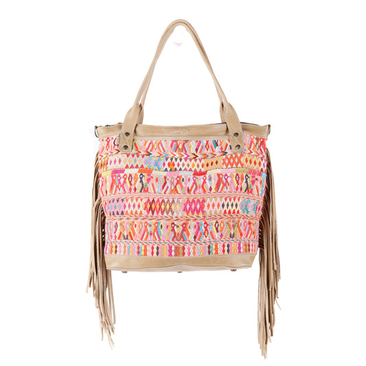 FRINGE MTPB - OOAK HUIPIL - CAMEL - NO. 13619