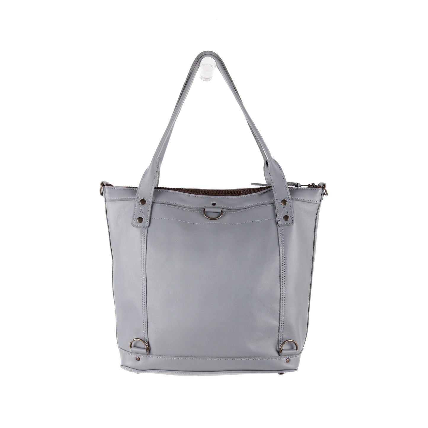 POCKETLESS MEDIUM PERFECT BAG - H&S PANEL - PLATINUM - NO. 13872