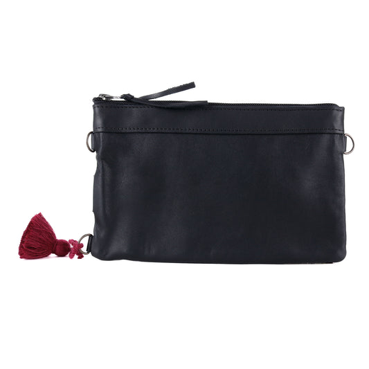 EVERYTHING CLUTCH - OOAK HUIPIL - BLACK - NO. 13891