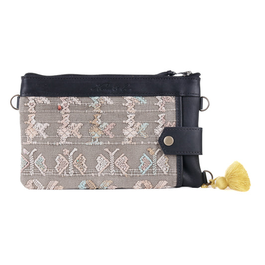 EVERYTHING CLUTCH - OOAK HUIPIL - BLACK - NO. 13998