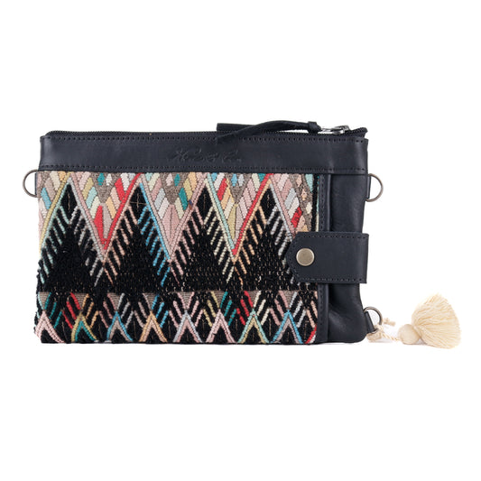 EVERYTHING CLUTCH - OOAK HUIPIL - BLACK - NO. 14001