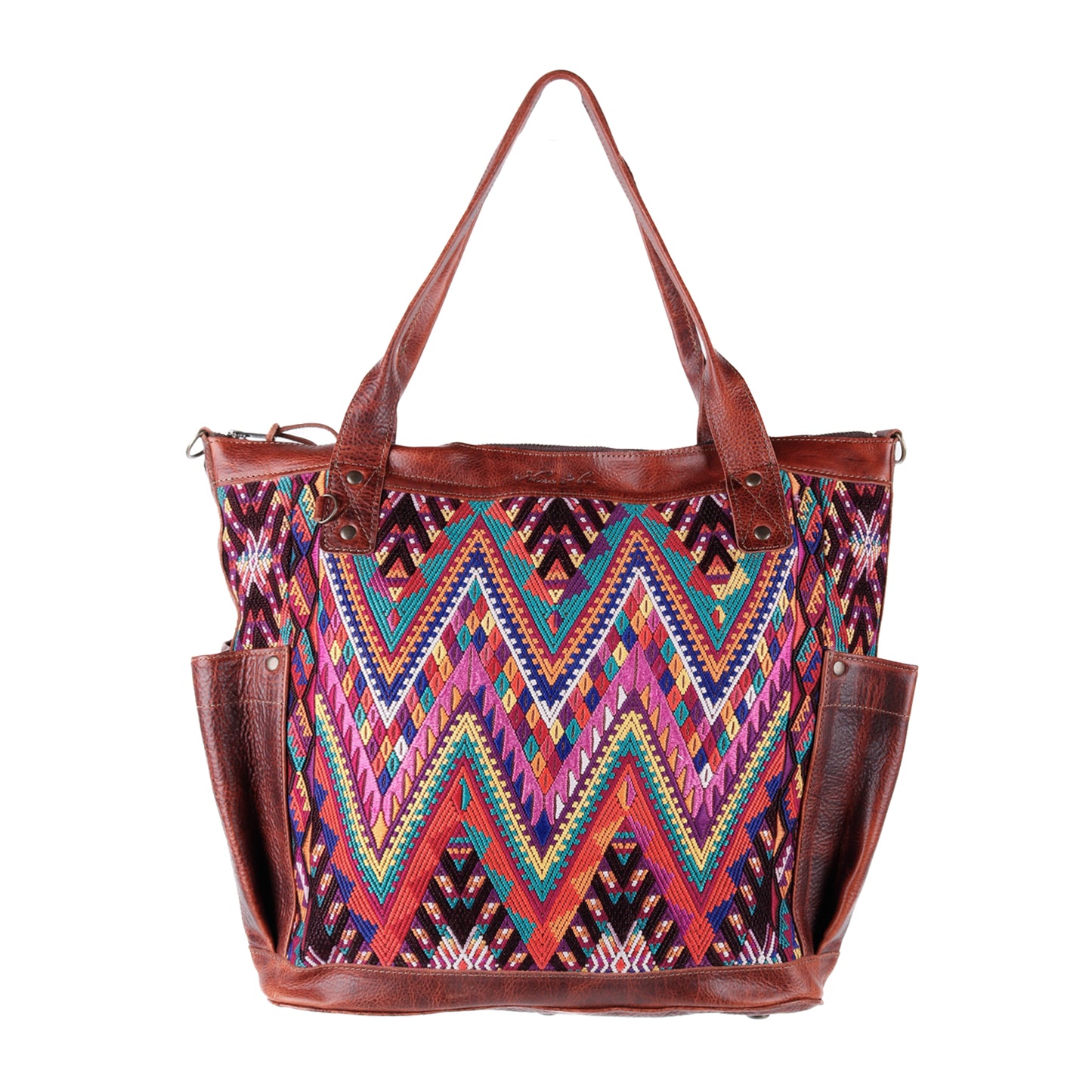 THE PERFECT BAG - OOAK HUIPIL - COPPER - NO. 14214