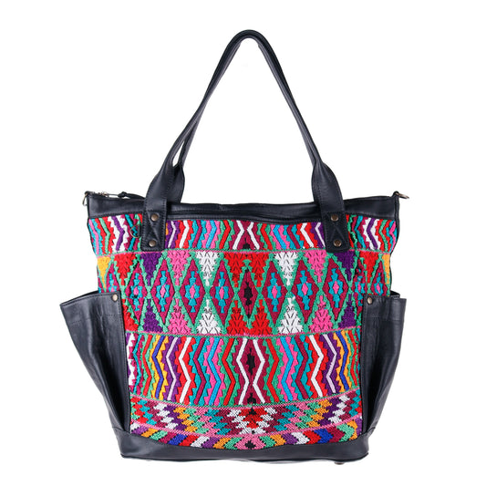 THE PERFECT BAG - OOAK HUIPIL - BLACK - NO. 14227