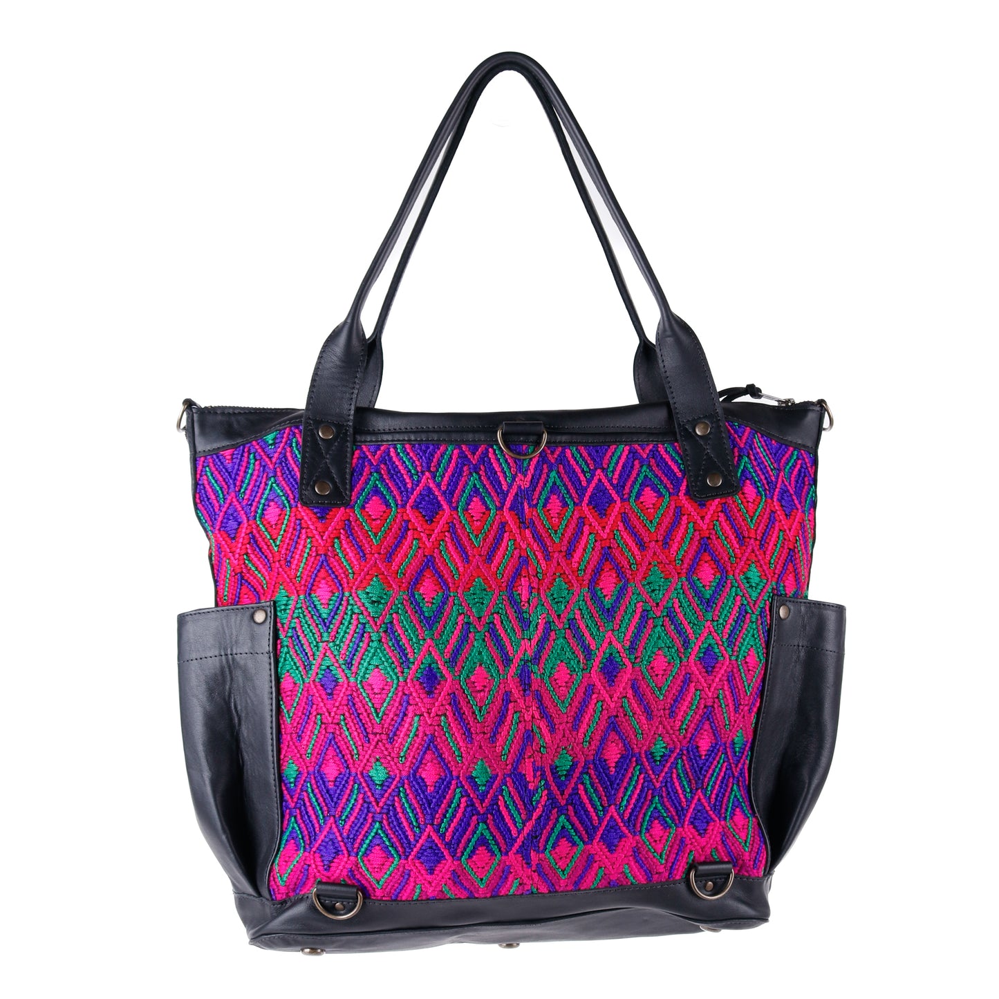 THE PERFECT BAG - OOAK HUIPIL - BLACK - NO. 14233