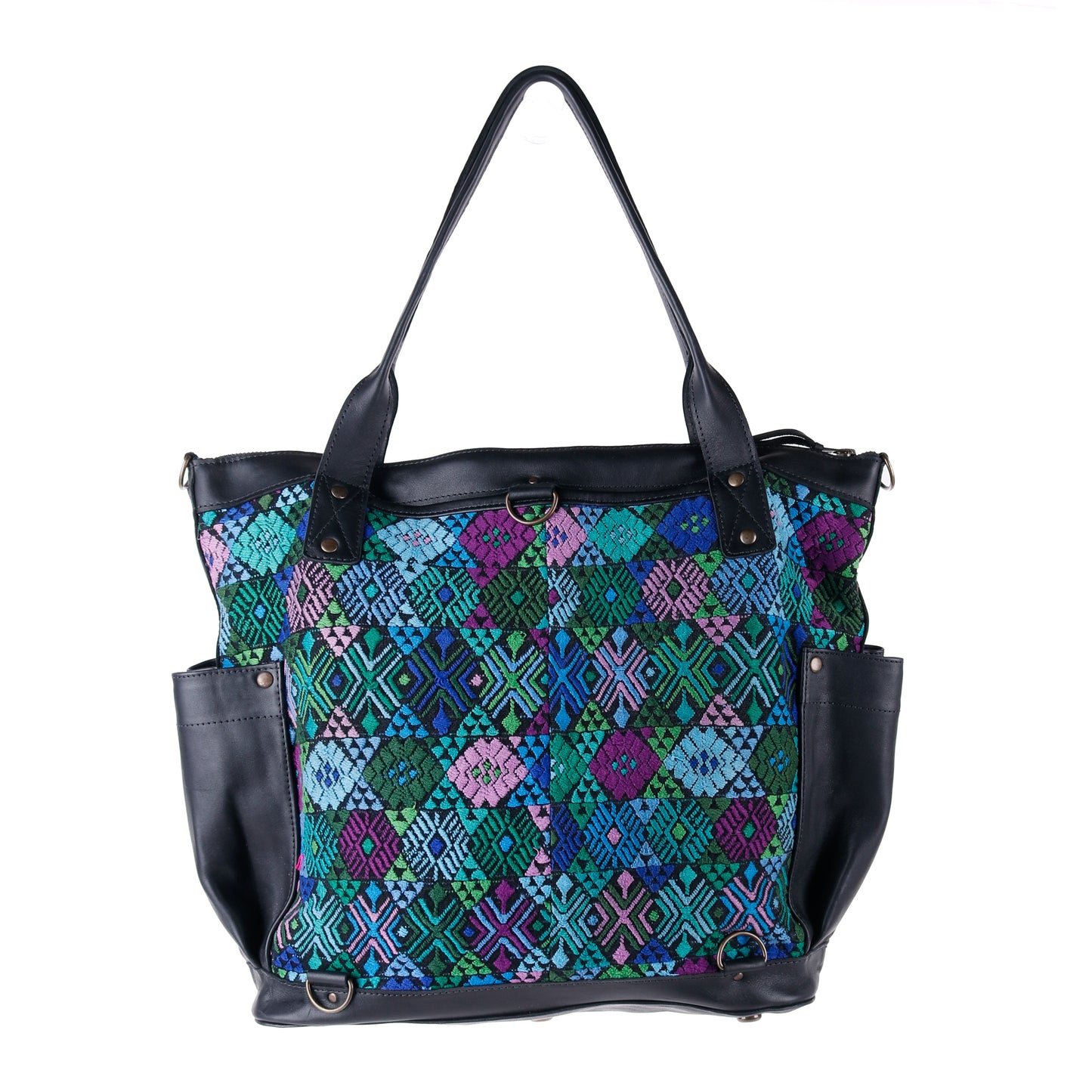 THE PERFECT BAG - OOAK HUIPIL - BLACK - NO. 14235