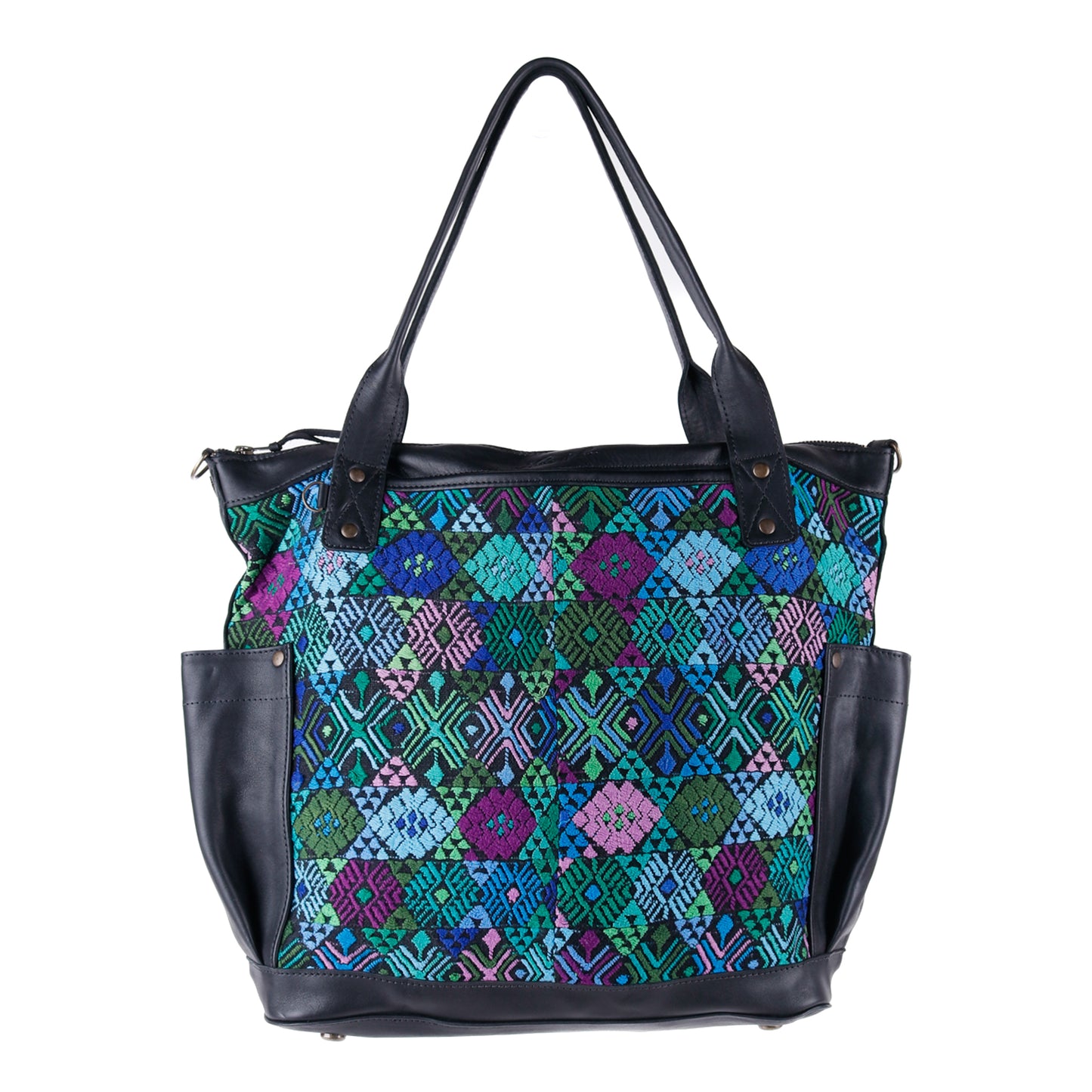 THE PERFECT BAG - OOAK HUIPIL - BLACK - NO. 14235