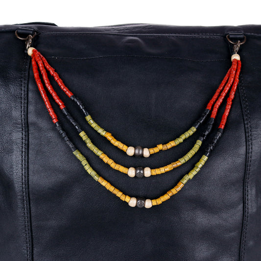 BEADED BAG NECKLACE - NO. 14370