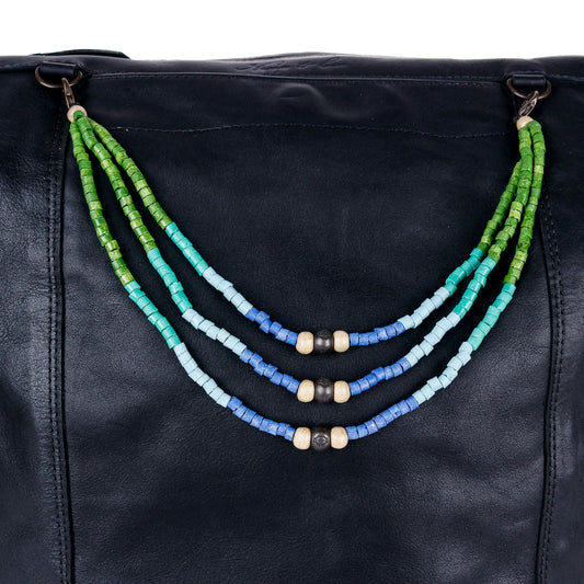 BEADED BAG NECKLACE - NO. 14371