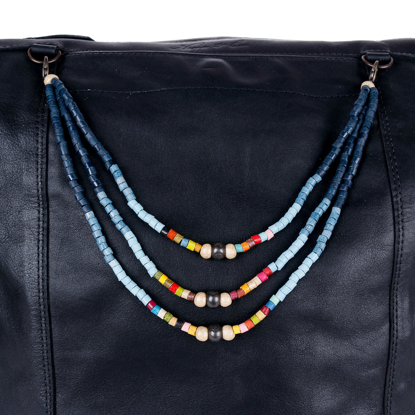 BEADED BAG NECKLACE - NO. 14384