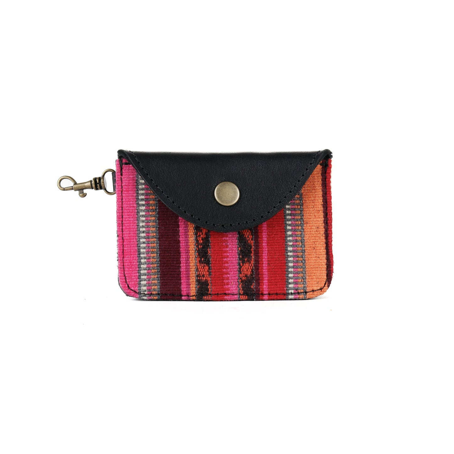 CARD CASE WITH CLASP - CORTE - BLACK - NO. 14511