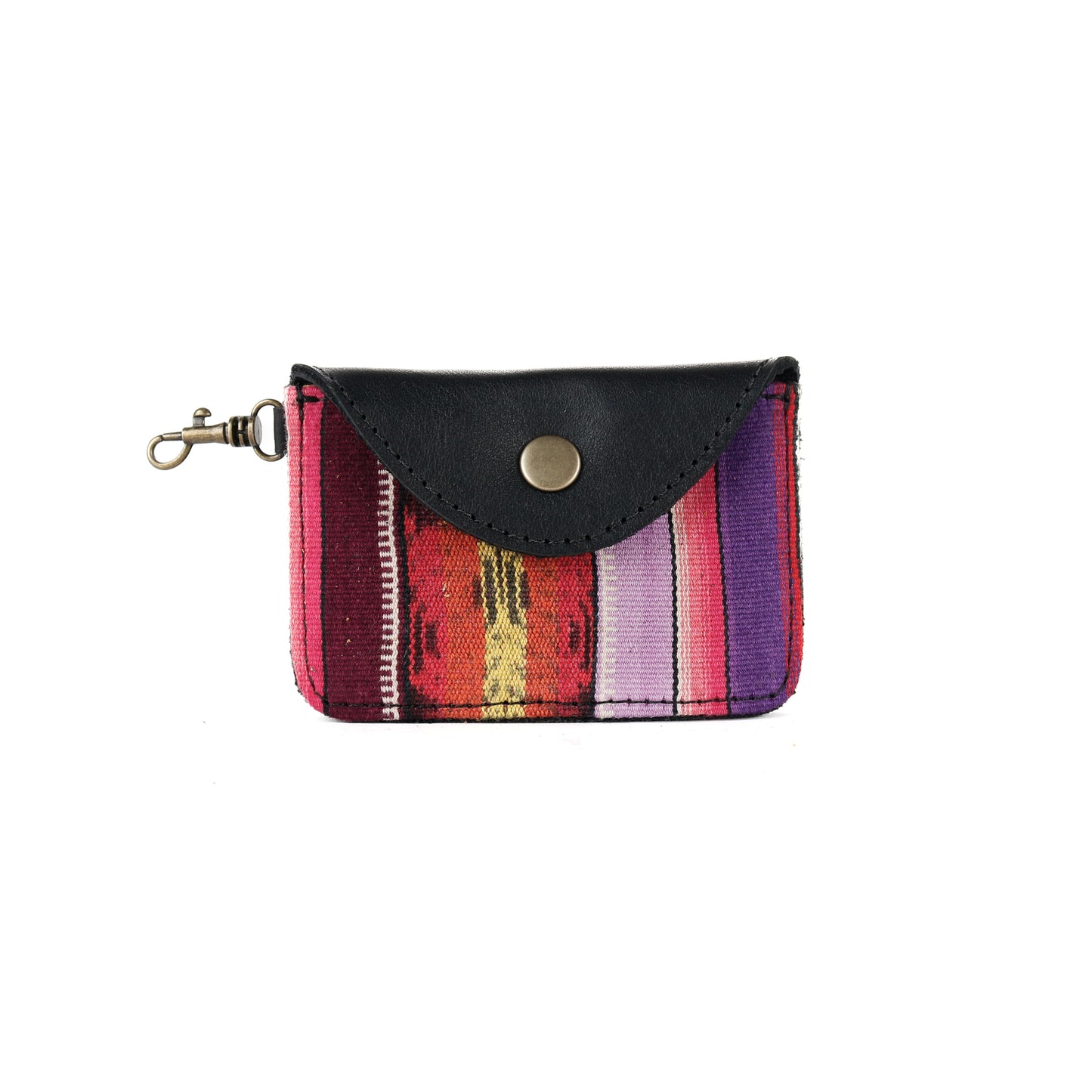 CARD CASE WITH CLASP - CORTE - BLACK - NO. 14520