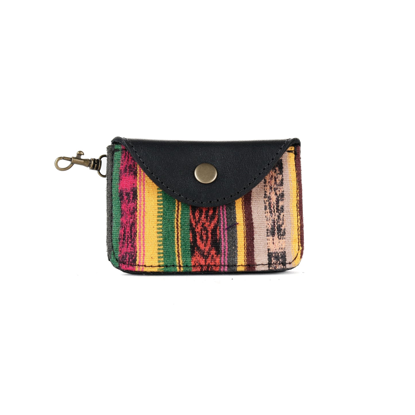 CARD CASE WITH CLASP - CORTE - BLACK - NO. 14521