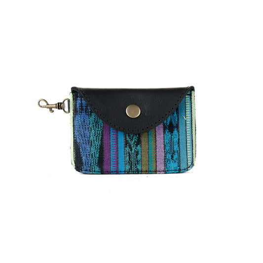 CARD CASE WITH CLASP - CORTE - BLACK - NO. 14522