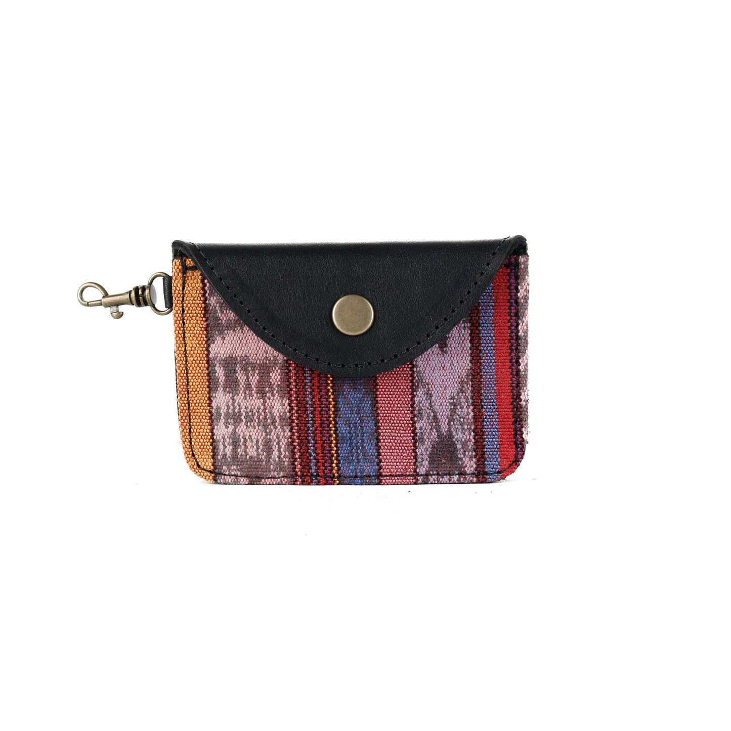 CARD CASE WITH CLASP - CORTE - BLACK - NO. 14523