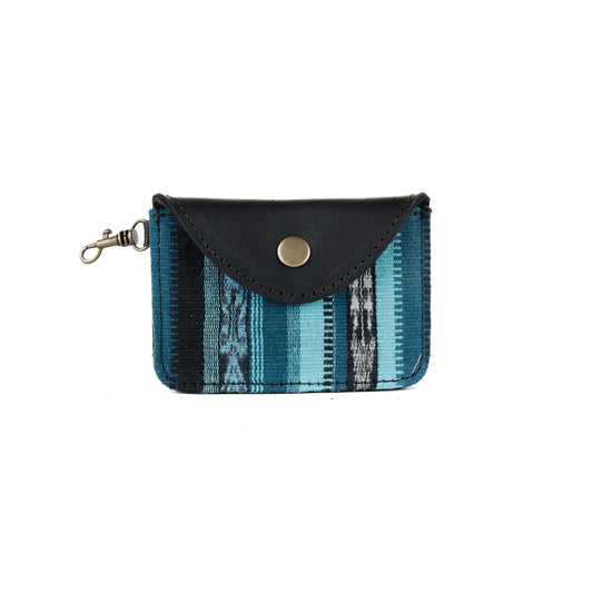 CARD CASE WITH CLASP - CORTE - BLACK - NO. 14524