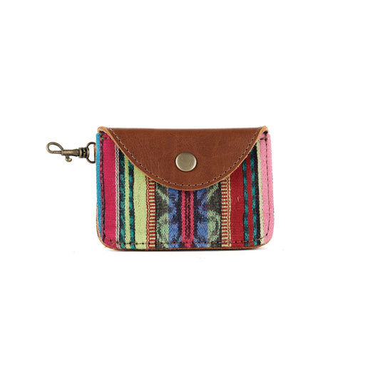 CARD CASE WITH CLASP - CORTE - CAFE - NO. 14528