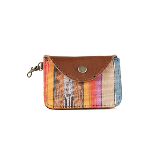 CARD CASE WITH CLASP - CORTE - CAFE - NO. 14529