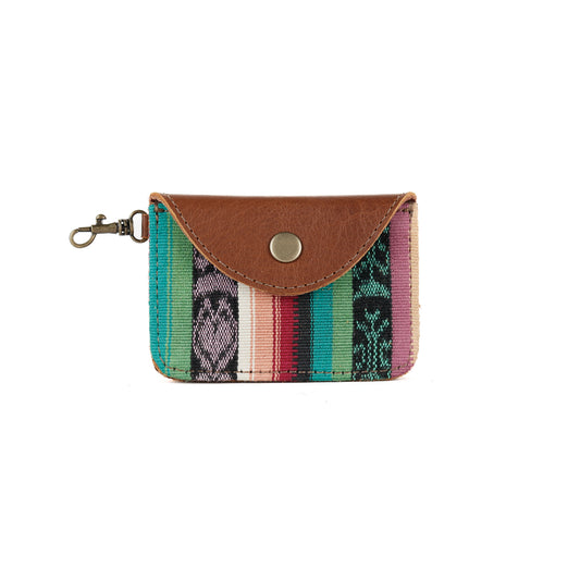 CARD CASE WITH CLASP - CORTE - CAFE - NO. 14530