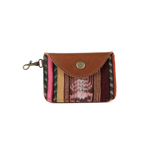 CARD CASE WITH CLASP - CORTE - CAFE - NO. 14536