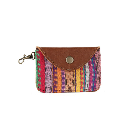 CARD CASE WITH CLASP - CORTE - CAFE - NO. 14540