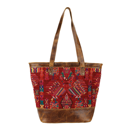 CADIZ TOTE - OOAK HUIPIL - WRANGLER - NO. 14543