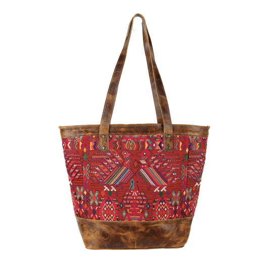 CADIZ TOTE - OOAK HUIPIL - WRANGLER - NO. 14544