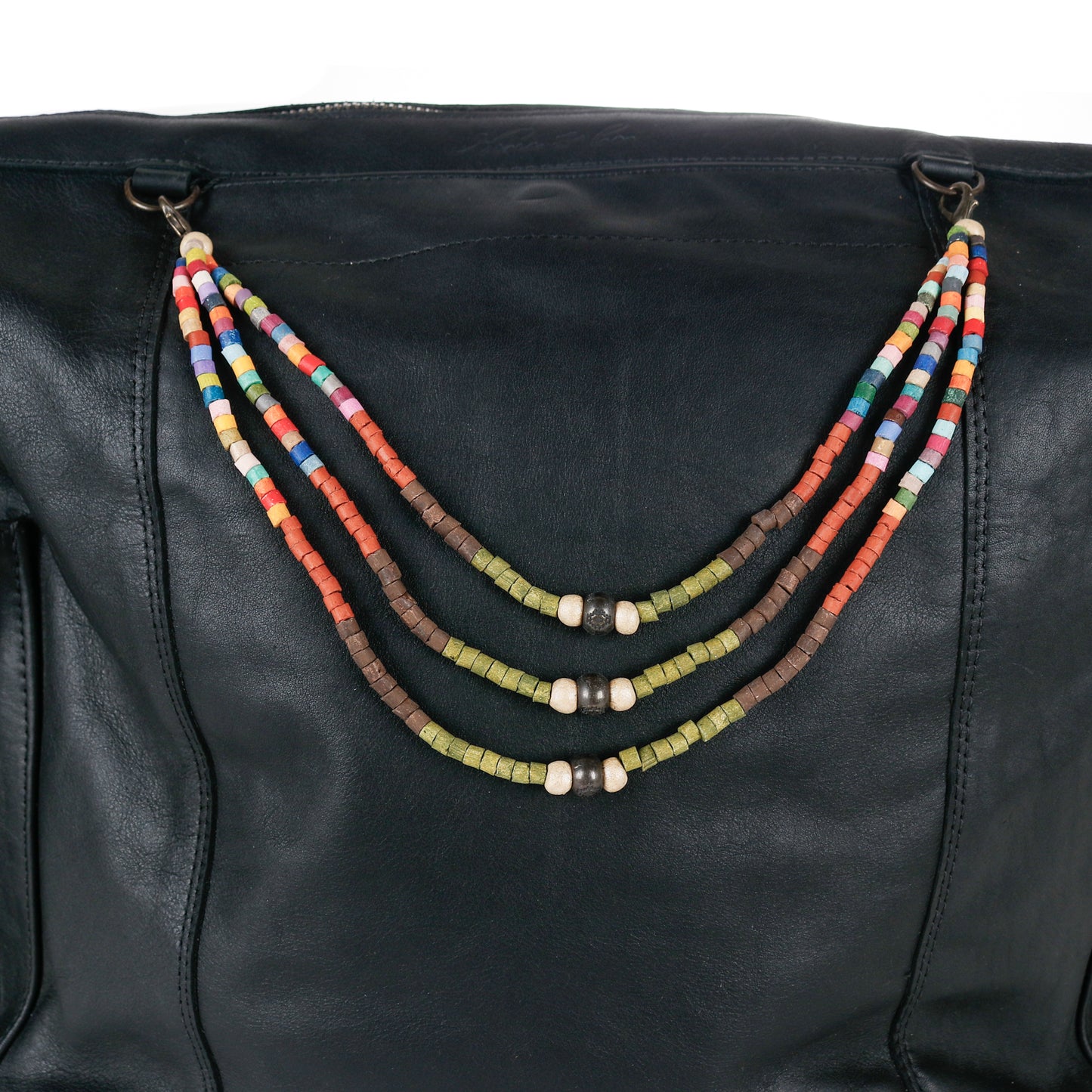 BEADED BAG NECKLACE - NO. 14641