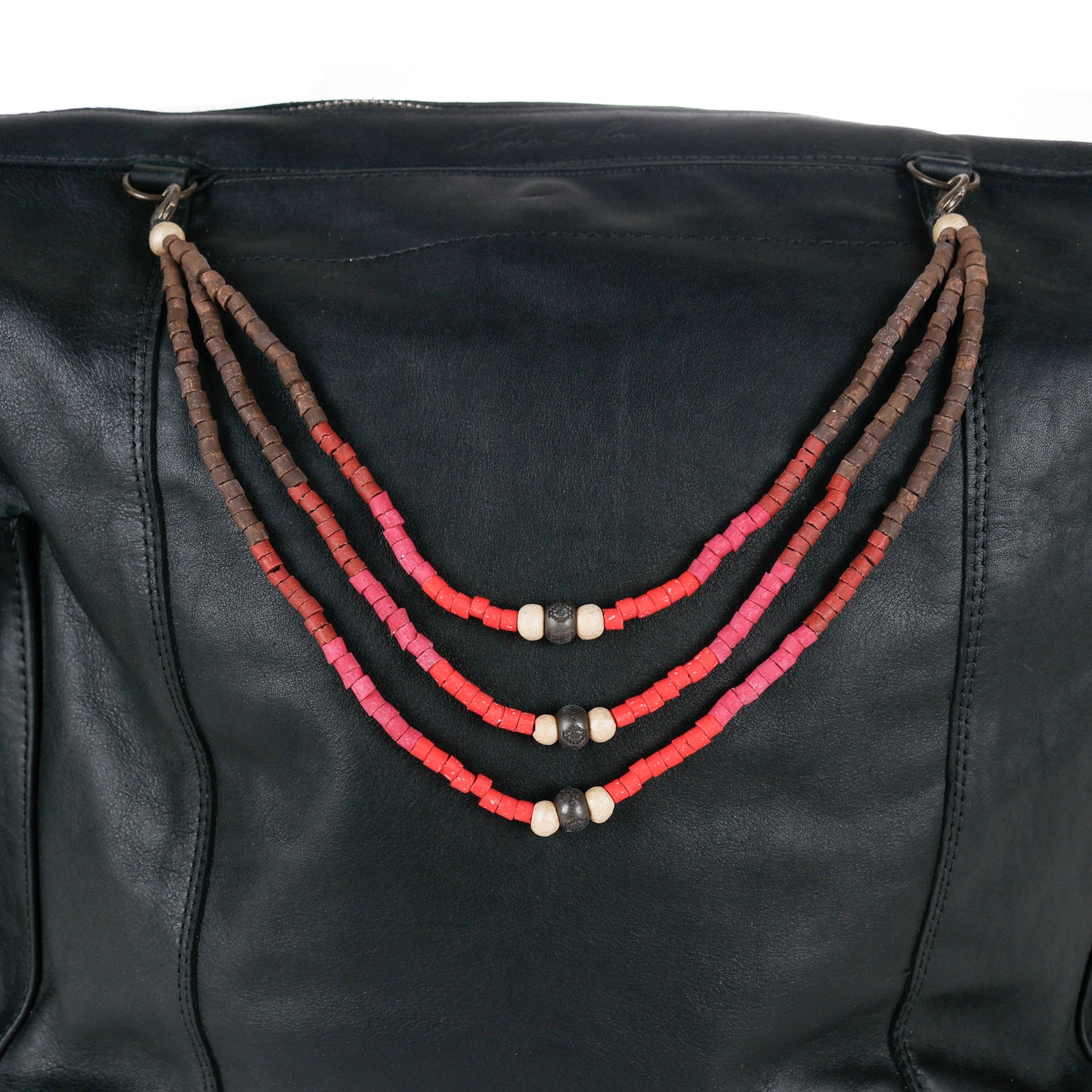 BEADED BAG NECKLACE - NO. 14642